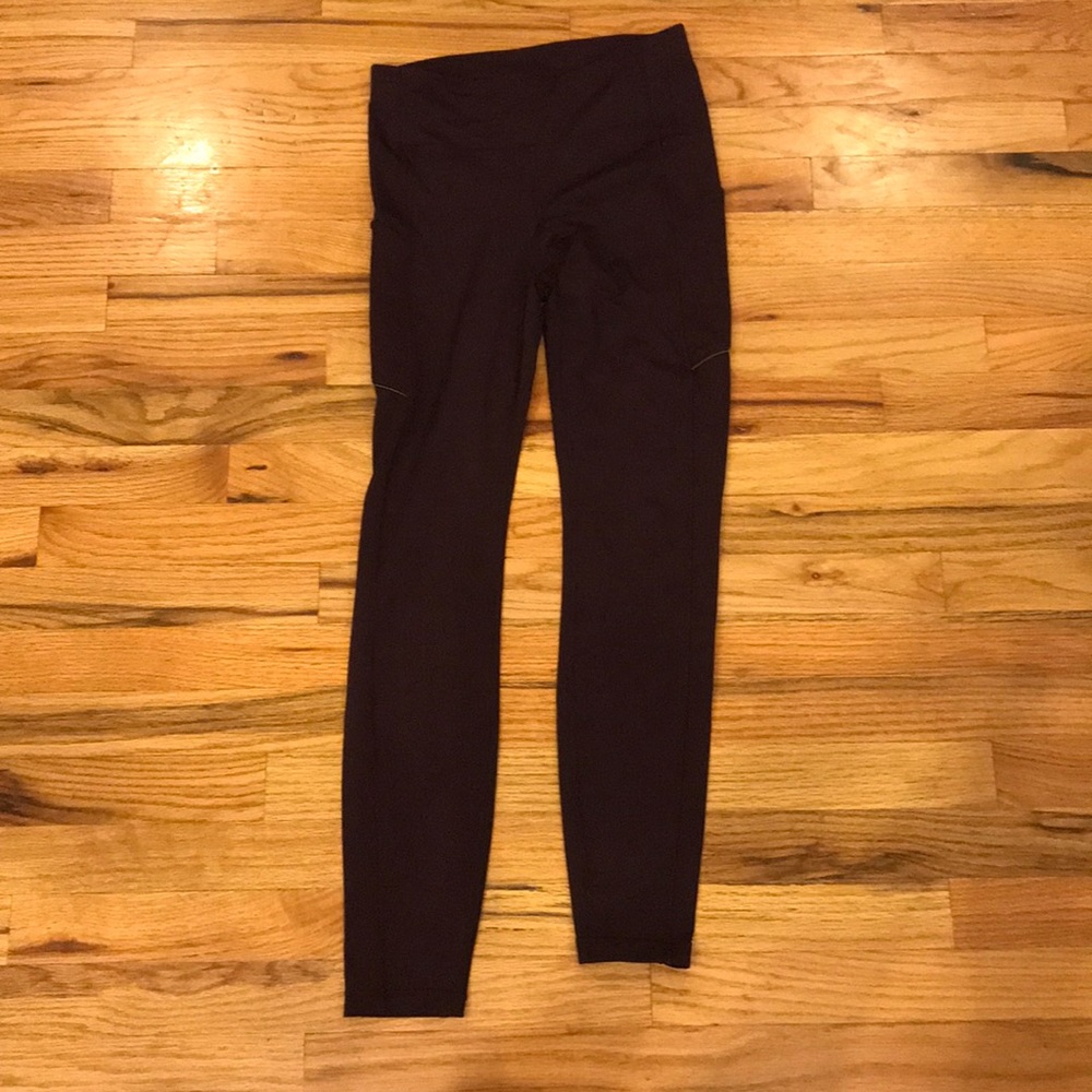 Lululemon lined speed tight- size 6 - eggplant